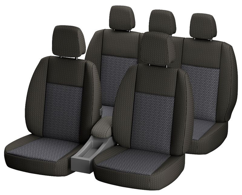 Авточехлы   Lada 2108, 09, 099, 013, 014, 015  "Гобелен"  темно-серый