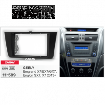 Переходная рамка CarAv 11-589 2DIN GEELY Emgrand X7/EX7/GX7, Englon SX7, X7 2013+  предзаказ