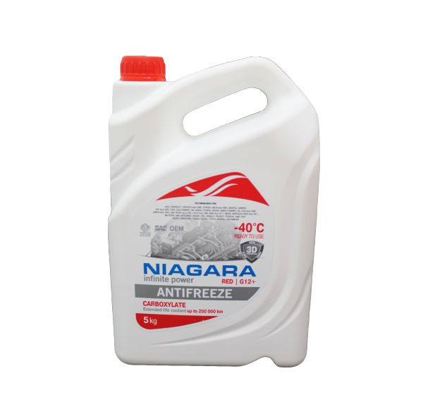 Антифриз  "Niagara"  G12+  (красный) 5 кг