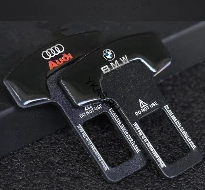 Блокировка ремня безопасности металл . "PEUGEOT"  1шт. (силиконовый кожух)