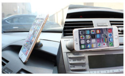 Держатель телефона Carlife на торпеду (скотч двухсторонний) Черный