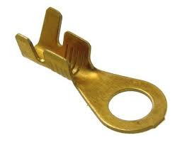 ЭТ Клемма под болт М4 (под провод от 0,50 до 1,50 мм кв., лужен., уп.50шт)