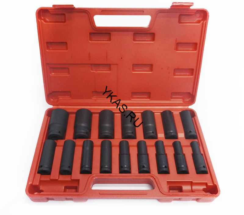 DC Набор торцевых головок 1/2 ударные  16шт.