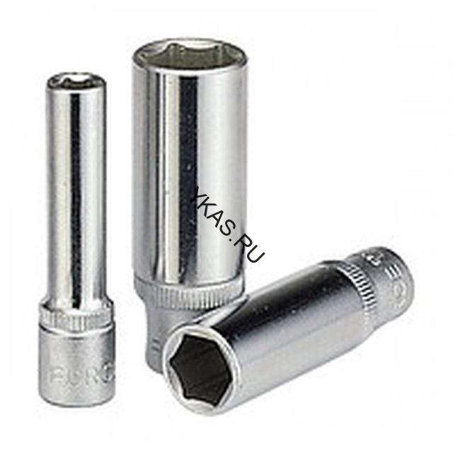 FORSAGE. Торц. головка 1/4"  6-гр. глубокая   4.5 мм