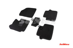 Коврики KIA Soul II 2014-2019г. /компл.5шт./осн.резин./ 3D