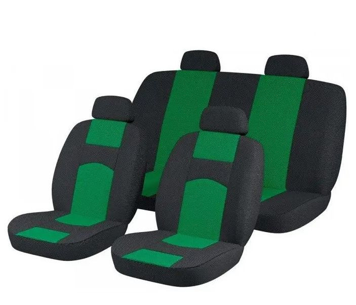Авточехлы   Lada 2108, 09, 099, 013, 014, 015  "тюнинг"  зеленый