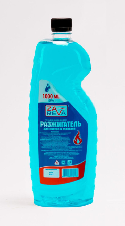 Средство для розжига костра и камина "ZaReva" 1л.