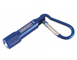 Карабин "СЛЕДОПЫТ", 5 см, с фонариком,алюминий