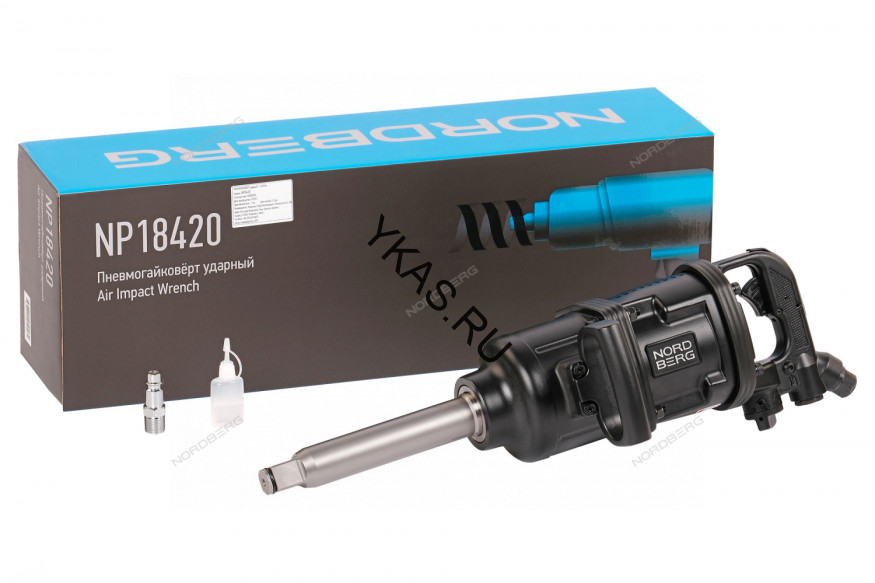 Пневмогайковерт ударный NORDBERG NP18420 для грузовых автомобилей (1", 4700 Нм)