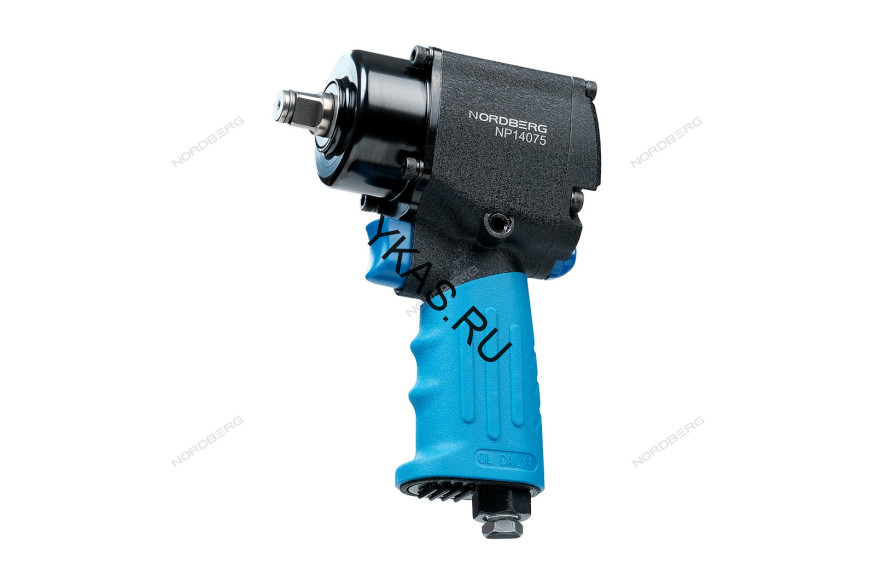 Пневмогайковерт ударный укороченный NORDBERG NP14075 (1/2", 680 Нм)