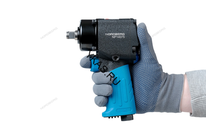 Пневмогайковерт ударный укороченный NORDBERG NP14075 (1/2", 680 Нм)