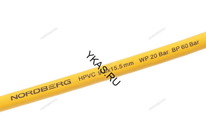 Пневматический шланг на самоскручивающейся катушке NORDBERG HR1015HPVC (15 м) 