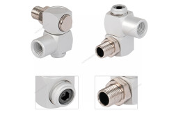 Переходник резьбовой шарнирный M1/4" - F1/4" / 360 градусов