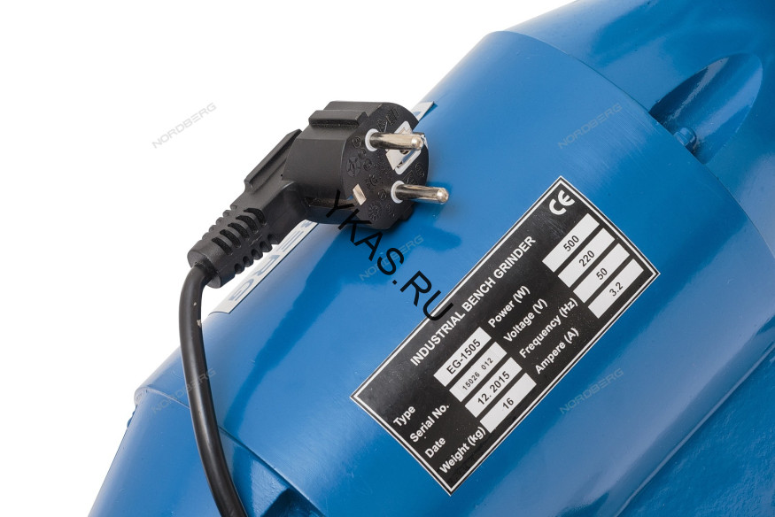 Заточной станок профессиональный NORDBERG EG1505 (150 мм, 220В)
