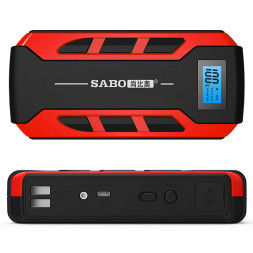 Jump Starter для автомобиля SABO A10 1000A (пиковый ток 1500A)/ 10.000mAh с чехлом