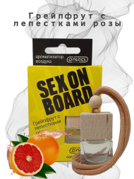 Осв.возд.  Соntact  деревянный бочонок  SEX  ON  BOARD "Грейпфрукт с лепестками розы"