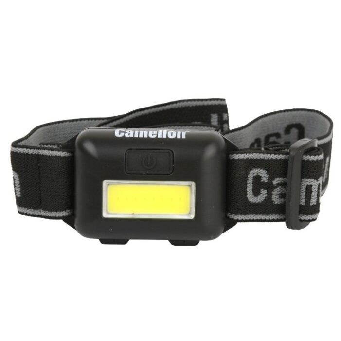 Фонарик  диодный  налобный  Camelion LED5355  батарейки AAA 3шт. 50лм