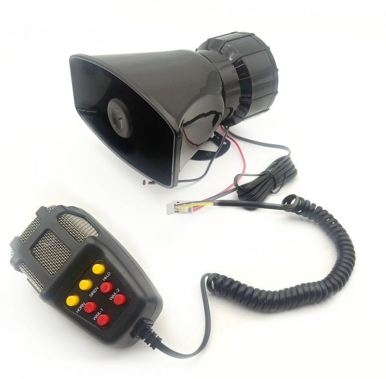 Сирена громкоговоритель 100 W 7 тонов (12V)  с микрофоном