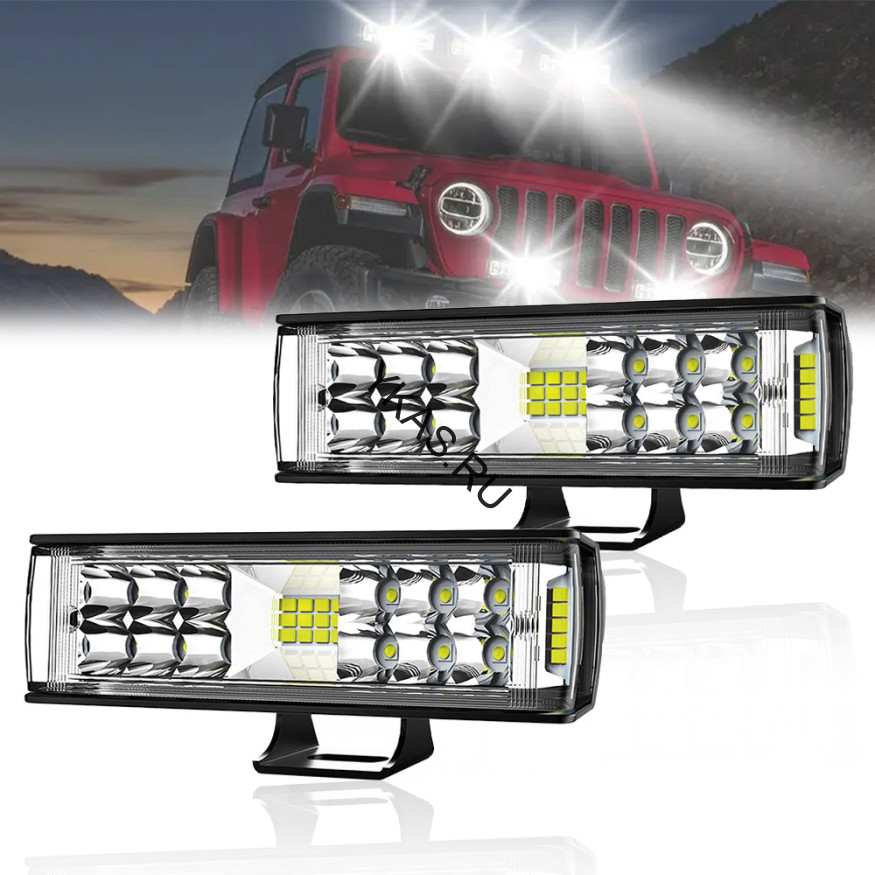 Ходовые огни  SOLAR  34 SMD 60W, 6000Лм 156*38*42мм  ( 1шт.)