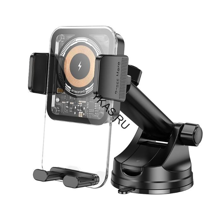 Держатель телефона  Borofone на длинной жесткой ножке Magsafe (беспроводная зарядка) BH210