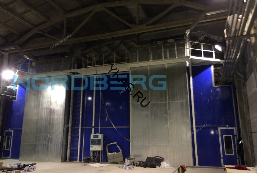Окрасочно сушильная камера NORDBERG INDUSTRIAL