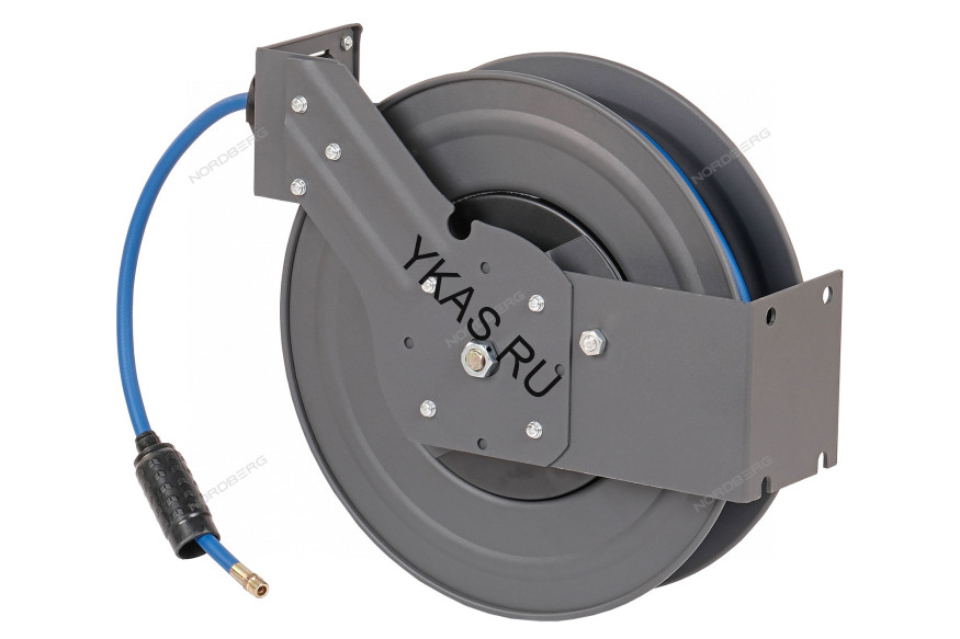 Гибридный воздушный шланг NORDBERG HR0820RPVC на стальной катушке (8х12 мм, 20 м)