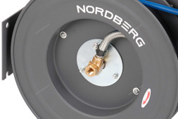 Гибридный воздушный шланг NORDBERG HR0820RPVC на стальной катушке (8х12 мм, 20 м)