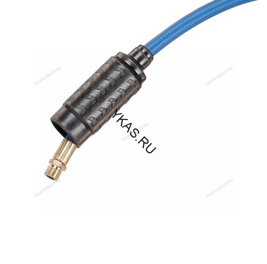 Гибридный воздушный шланг NORDBERG HR0820RPVC на стальной катушке (8х12 мм, 20 м)