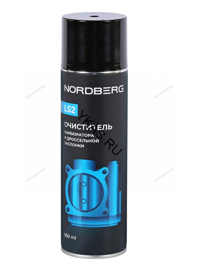 Очиститель карбюратора и дроссельной заслонки NORDBERG LS2 (аэрозоль, 650 мл)