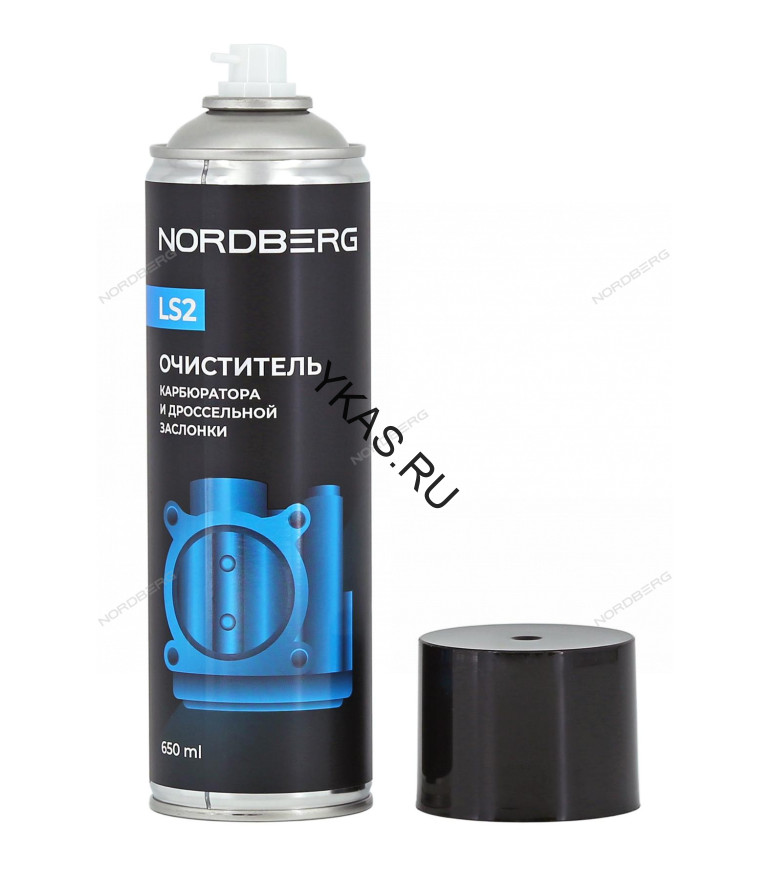 Очиститель карбюратора и дроссельной заслонки NORDBERG LS2 (аэрозоль, 650 мл)
