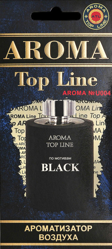 Осв.возд.  AROMA  Topline  Мужская линия  № U004   Bvlgari BLACK