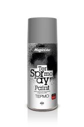 MagicLine  Краска термостойкая 610 Серебристая (450мл) (нагрев до +600С) RAL 9006