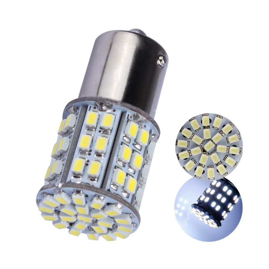 SOLAR  Свет-од  12V  T25  64 SMD 1206  21/5W   BAY15d белый