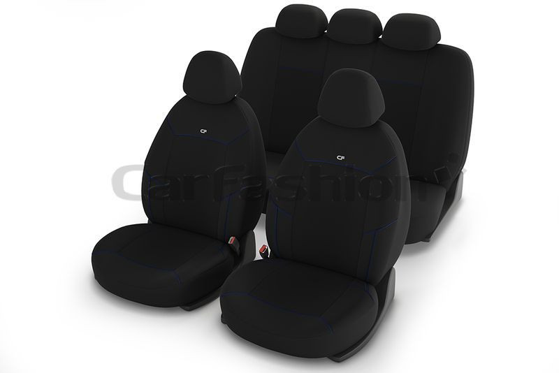 Чехлы  «CORSAR»  Черный/Черный/Красный