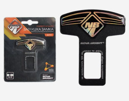 Блокировка гнезда ремня безопасности "Nova Bright" метал. 1шт. (46791)