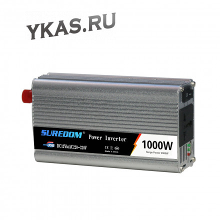 Преобраз. напряжения  Carlife  12-220V   1000W,  (пиковая 2000W)