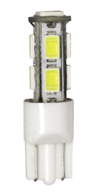 Маяк Cвет-од 12V  T10 10 SMD  (5630)   W2.1x9.5D    WHITE  (упак.10шт.)