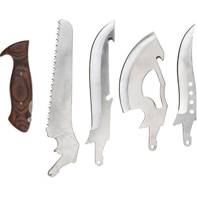 Набор туристический "СЛЕДОПЫТ", ручка, нож, пила, топор, нож, в чехле