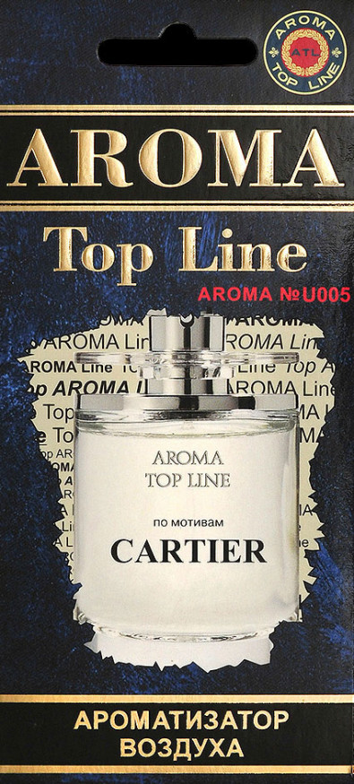 Осв.возд.  AROMA  Topline  Мужская линия  № U005   Cartier eau de