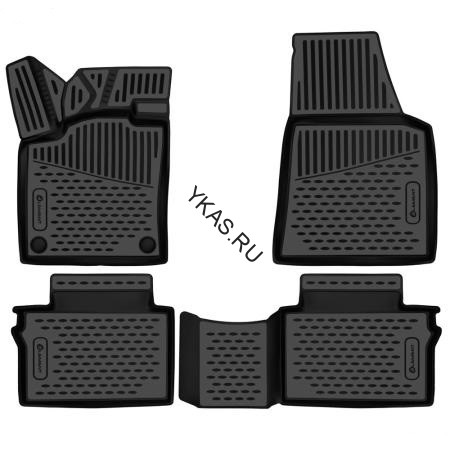 Коврики резиновые   FAW Bestune B70 с 2020г-  СЕТКА