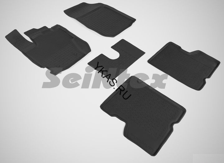 Коврики резиновые   Renault Kaptur с 2016г.- БОРТ