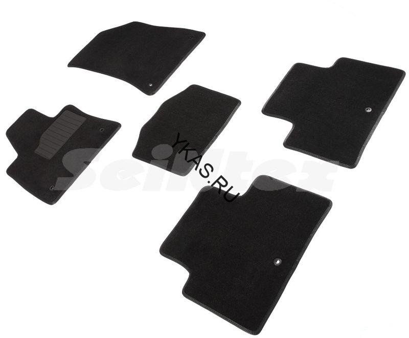 Коврики текстильн. INFINITI  QX50  c 2017г-  /компл.5шт./осн.резин./ LUX