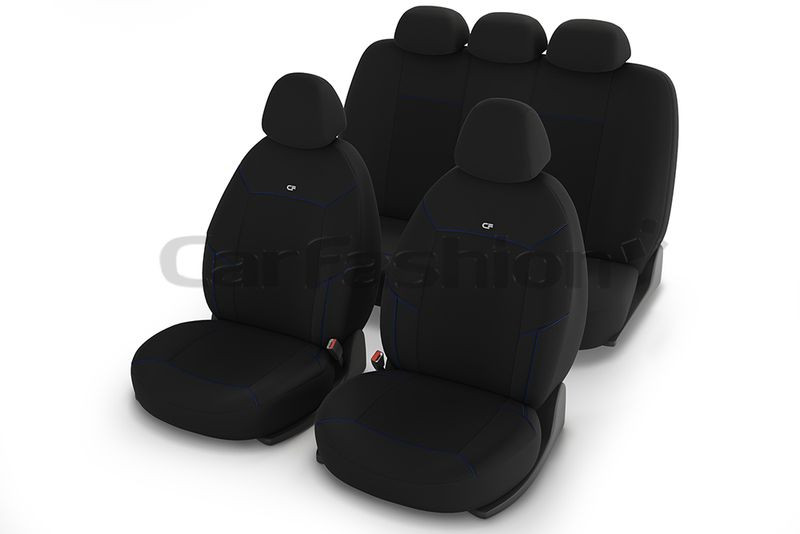 Чехлы  «CORSAR»  Черный/Черный/Синий