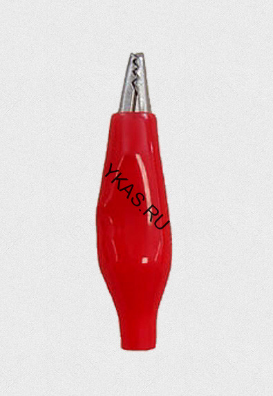 Зажимы к пусковым проводам  L=28мм (черн., изолир.полностью)  (цена за 1 штуку)