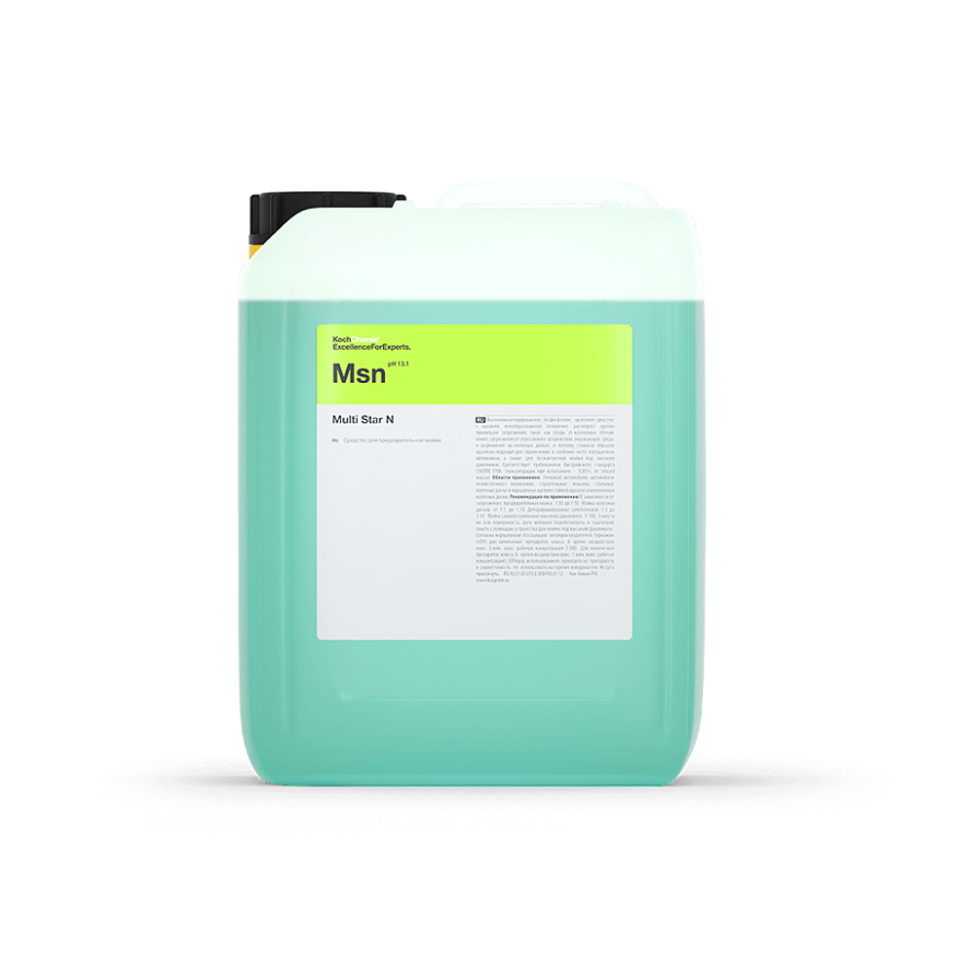 MULTI STAR N - Универсальное щелочное бесконтактное моющее средство под разные типы воды, (5л). 248005 N