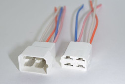 ЭТ Колодка соед. 4конт. серии 6,3 (в сборе с проводом) (цена за 5штук)