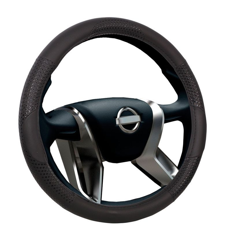 Оплетка на руль  VOIN  REPTILE  0701 M  экокожа, черный