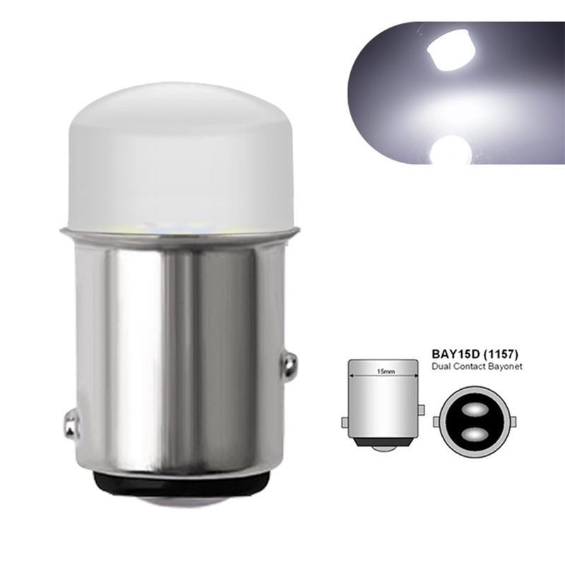 SOLAR  Свет-од  12V  T25  9 SMD 3014  21/5W   BAY15d белый