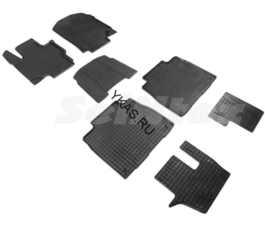 Коврики резиновые   Mercedes GLS-Class X 167  с 2019г.-  СЕТКА