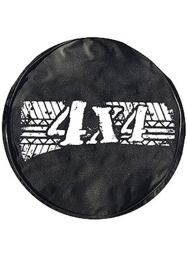 Чехол на запаску «4Х4»  Чёрный, R-15 (узкий)